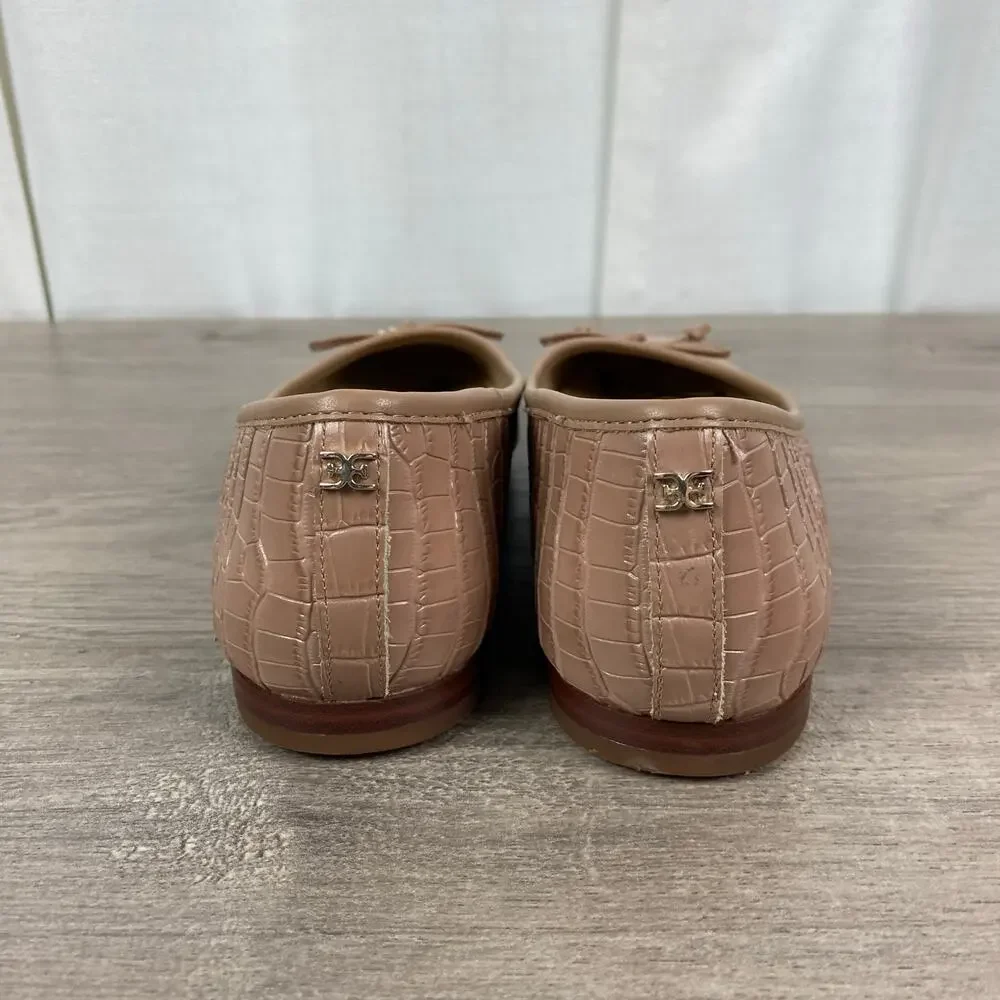 Sam Edelman Women's Quilted Ballet Flats in Nude